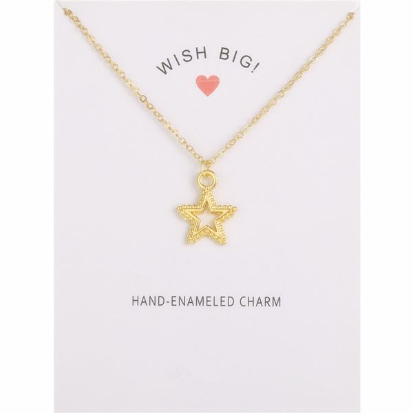 wish big star charm pendant necklace for women pentagram jewelry gold silver color wish card necklace choker gifts
wish big star charm pendant necklace for women pentagram jewelry gold silver color wish card necklace choker gifts