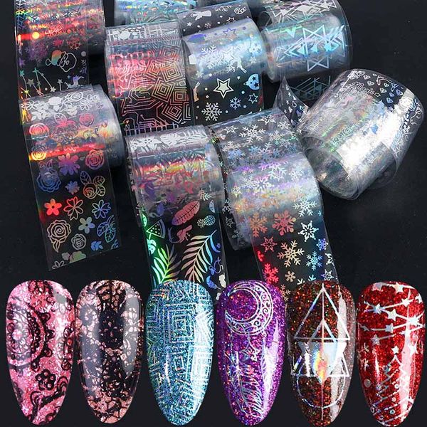 10pc/sets laser nail foils starry paper flower lace snowflake sticker manicure adhesive wraps nail diy polish decor, Silver;gold
10pc/sets laser nail foils starry paper flower lace snowflake sticker manicure adhesive wraps nail diy polish decor, Silver;gold