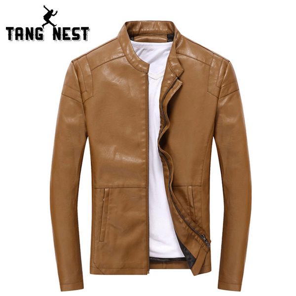 tangnest leather jacket 2018 fashion design slim men pu leather jackets popular good quality jacket men 5 solid colors mwp460, Black
tangnest leather jacket 2018 fashion design slim men pu leather jackets popular good quality jacket men 5 solid colors mwp460, Black