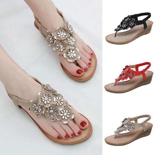 sandals fashion 2020 new sandals women's bohemian flowers wedges shoes elastic band beach roman retro beach party bayan, Black
sandals fashion 2020 new sandals women's bohemian flowers wedges shoes elastic band beach roman retro beach party bayan, Black
