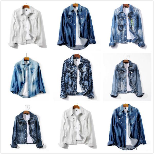 mens designer denim jacket jean jackets casual outerwear men coats more color solid men long sleeve jeacket mf99, Black;brown
mens designer denim jacket jean jackets casual outerwear men coats more color solid men long sleeve jeacket mf99, Black;brown