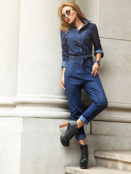 2019 new fashion runway jumpsuit rompers womens long sleeve denim jumpsuit bodysuit jumpsuits, Black;white
2019 new fashion runway jumpsuit rompers womens long sleeve denim jumpsuit bodysuit jumpsuits, Black;white