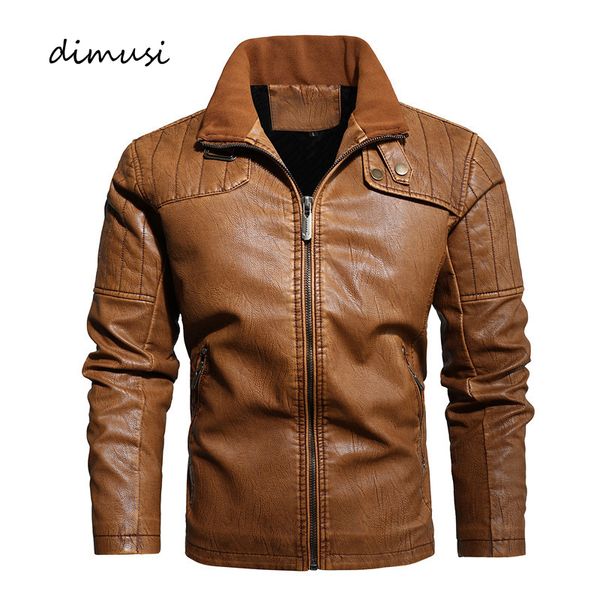 dimusi зимы мужские куртки мужские винтажные кожаные куртки вскользь mens пригонки мотоцикла байкер кожа одежда, Black;brown
dimusi зимы мужские куртки мужские винтажные кожаные куртки вскользь mens пригонки мотоцикла байкер кожа одежда, Black;brown