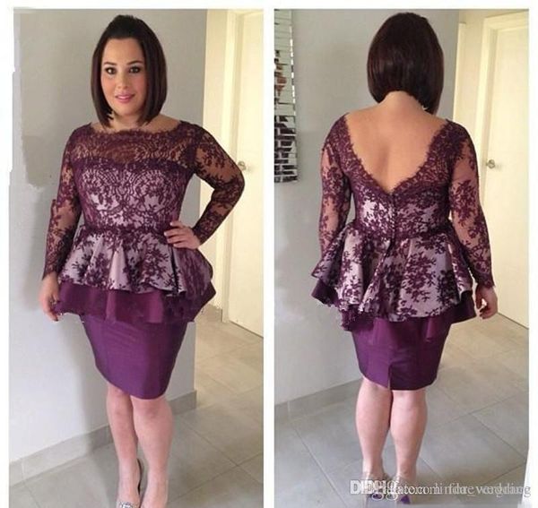 2019 knee length mother of the bride dresses long sleeves lace formal godmother evening wedding party guests gown plus size custom made, Black;red
2019 knee length mother of the bride dresses long sleeves lace formal godmother evening wedding party guests gown plus size custom made, Black;red