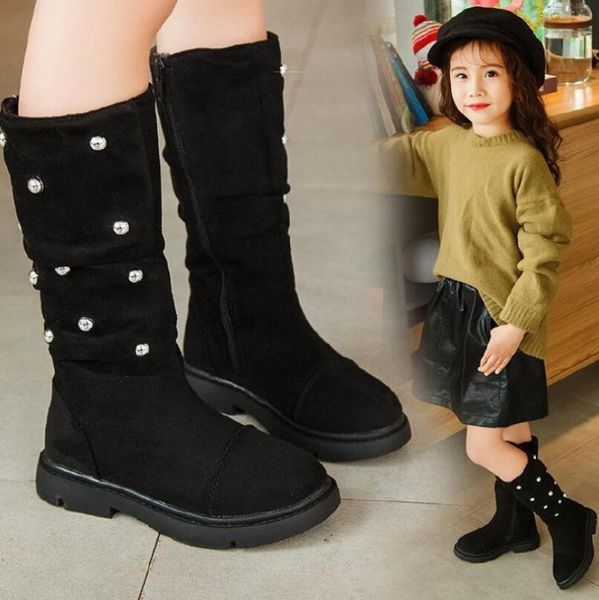 2020 new children' princess boots kids baby newborn girls high boots autumn and winter fashion warm soft, Black;grey
2020 new children' princess boots kids baby newborn girls high boots autumn and winter fashion warm soft, Black;grey