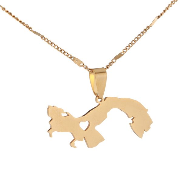 stainless steel panama map pendant necklaces trendy gold color panamanian maps charm jewelry, Silver
stainless steel panama map pendant necklaces trendy gold color panamanian maps charm jewelry, Silver