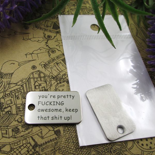 40pcs--"you're pretty fucking awesome"stainless steel charms more style for choosing diy charms pendants for necklace, Bronze;silver
40pcs--"you're pretty fucking awesome"stainless steel charms more style for choosing diy charms pendants for necklace, Bronze;silver