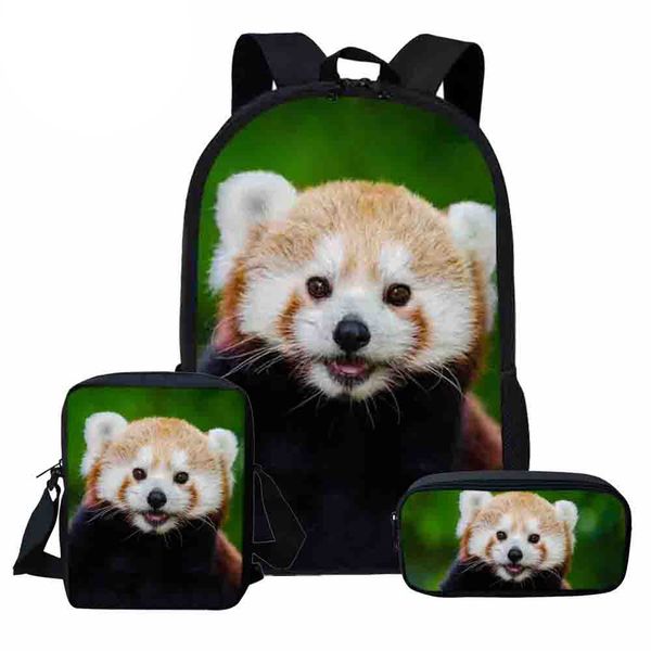 noisydesigns student backpack cute red lesser panda print school bag for girls children rucksack women travel backpack mochila
noisydesigns student backpack cute red lesser panda print school bag for girls children rucksack women travel backpack mochila