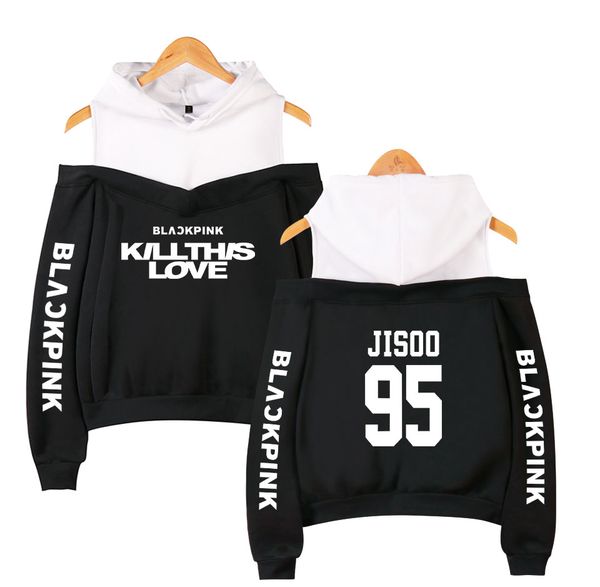 vagrovsy blackpink off shoulder hoodies women kpop blackpink killthislove sweatshirt casual streetwear clothes, Black
vagrovsy blackpink off shoulder hoodies women kpop blackpink killthislove sweatshirt casual streetwear clothes, Black