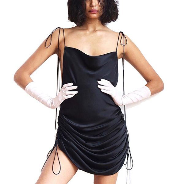 spaghetti strap casual loose women one-shoulder strapless strap solid color backless slimming midi dress, Black;gray
spaghetti strap casual loose women one-shoulder strapless strap solid color backless slimming midi dress, Black;gray