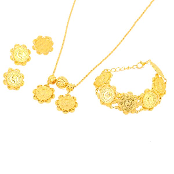 new ethiopian coin sets jewelry with pendant necklace earrings ring bracelet africa bridal wedding women, Black
new ethiopian coin sets jewelry with pendant necklace earrings ring bracelet africa bridal wedding women, Black