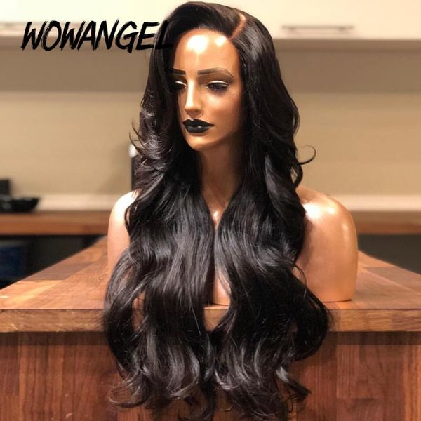 wowangel 13x6 lace front wig for women black body wave long wig 180% density human hair wigs with bangs part natural color, Black;brown
wowangel 13x6 lace front wig for women black body wave long wig 180% density human hair wigs with bangs part natural color, Black;brown