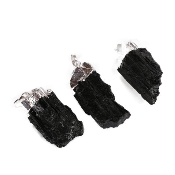 natural real black rough raw tourmaline stone chakra powerful energy healing stone pendant gold silver chain necklace for unisex
natural real black rough raw tourmaline stone chakra powerful energy healing stone pendant gold silver chain necklace for unisex