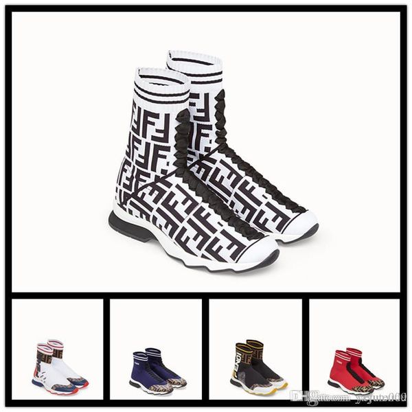 shoes speed trainer black red triple black fashion flat sock boots men women casual shoes runner with dust bag