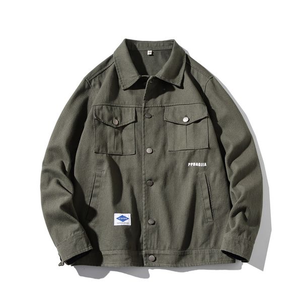 yi dao vintage japanese-style retro cargo large size workwear пальто мужская осень тонкие студенты красивый отложной воротник куртки, Black;brown
yi dao vintage japanese-style retro cargo large size workwear пальто мужская осень тонкие студенты красивый отложной воротник куртки, Black;brown
