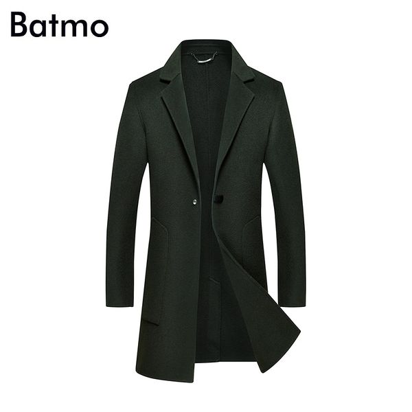 batmo 2018 new arrival winter double side wool casual army green trench coat men,men's long winter coat 85839, Black
batmo 2018 new arrival winter double side wool casual army green trench coat men,men's long winter coat 85839, Black