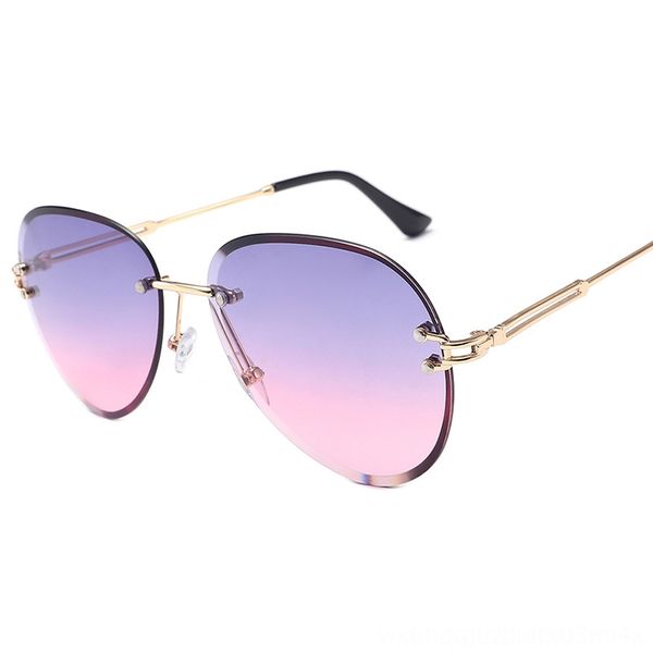fashion blue rimless sunglasses women 2020 uv400 luxury aviation ladies sunglasses glasses shades zonnebril dames, White;black
fashion blue rimless sunglasses women 2020 uv400 luxury aviation ladies sunglasses glasses shades zonnebril dames, White;black