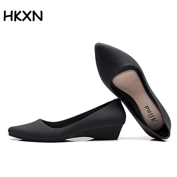 shoes woman pointed work shoes flats female heels wedges soft bottom comfortable work waterproof, Black
shoes woman pointed work shoes flats female heels wedges soft bottom comfortable work waterproof, Black