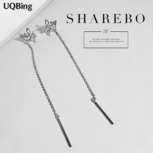 fashion 925 sterling silver drop earrings long chain earrings with crystal jewelry wholesale ing
fashion 925 sterling silver drop earrings long chain earrings with crystal jewelry wholesale ing