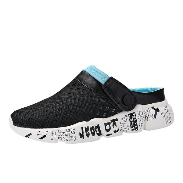 #35 summer mesh men shoes breathable sandals casual beach shoes flip flops outdoor sneaker beach flip flops men sandals, Black
#35 summer mesh men shoes breathable sandals casual beach shoes flip flops outdoor sneaker beach flip flops men sandals, Black