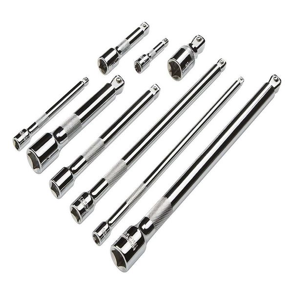 9pcs drive car wobble socket extension bar hand tool set kit 1/4" 3/8" 1/2" j8 #3
9pcs drive car wobble socket extension bar hand tool set kit 1/4" 3/8" 1/2" j8 #3