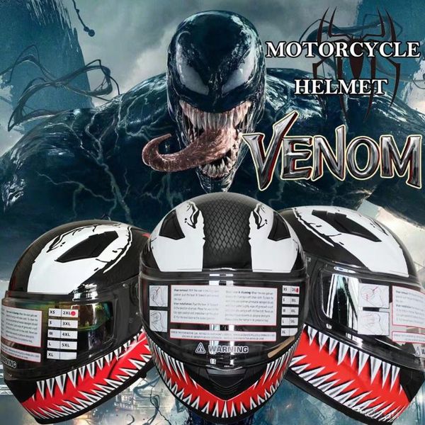 full face motorcycle street helmet venom helmet dual visor motocross riding 
full face motorcycle street helmet venom helmet dual visor motocross riding
