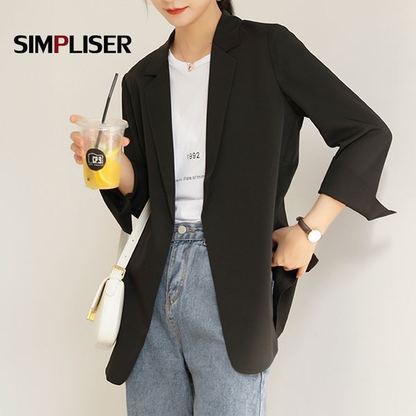 women's suits & blazers chiffon blazer women 2021 summer outerwear black white lady office work suit jackets ladies formal, White;black
women's suits & blazers chiffon blazer women 2021 summer outerwear black white lady office work suit jackets ladies formal, White;black