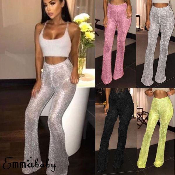 новые женщины вскользь flare glitter блестки штаны высокой талии донные брюки дискотека, Black;white
новые женщины вскользь flare glitter блестки штаны высокой талии донные брюки дискотека, Black;white