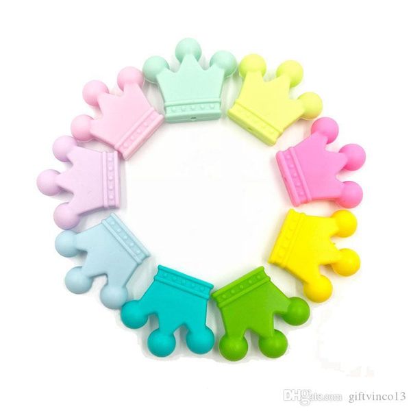 50pcs mini crown beads food grade silicone baby teething toy diy baby chew necklace pacifier clip loose beads nursing teethers
50pcs mini crown beads food grade silicone baby teething toy diy baby chew necklace pacifier clip loose beads nursing teethers