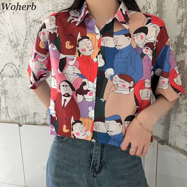 woherb summer harajuku blusas mujer cartoon print fashion blouse women 2020 all match summer short sleeve shirts blouses, White
woherb summer harajuku blusas mujer cartoon print fashion blouse women 2020 all match summer short sleeve shirts blouses, White