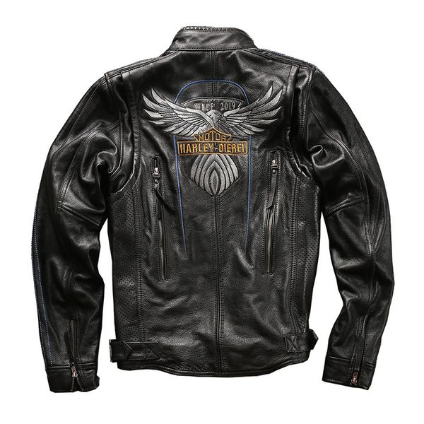 ha115 read description big size super quality men's genuine cow leather coat cowhide leather rider jacket, Black
ha115 read description big size super quality men's genuine cow leather coat cowhide leather rider jacket, Black