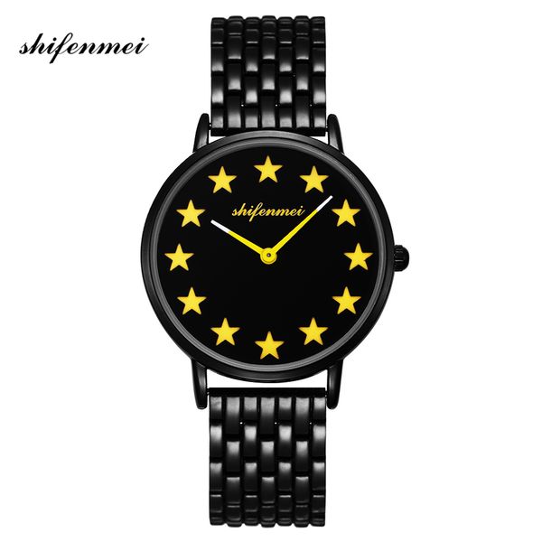 shifenmei women watches fashion female quartz wrist watch ladies stainless steel luminous waterproof clock, Slivery;brown
shifenmei women watches fashion female quartz wrist watch ladies stainless steel luminous waterproof clock, Slivery;brown