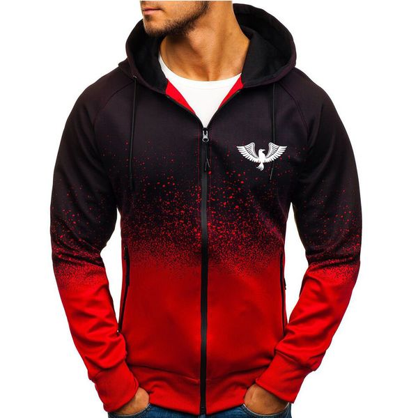 jacket men casual gradient color hooded sweatshirts zipper hoodies man clothing, Black;brown
jacket men casual gradient color hooded sweatshirts zipper hoodies man clothing, Black;brown
