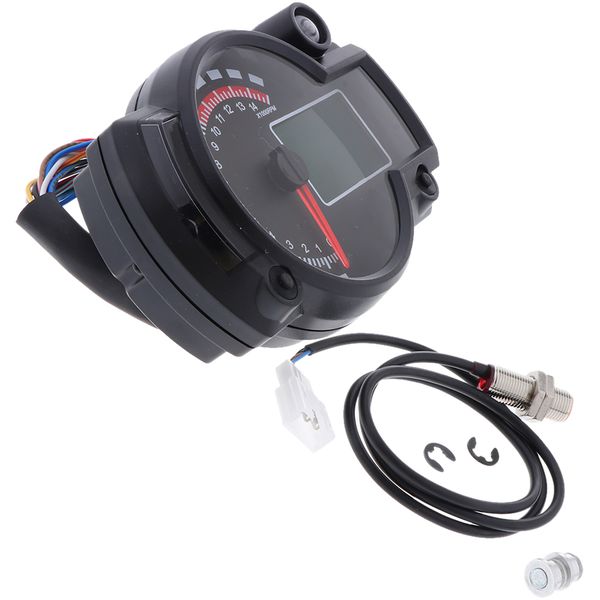 12v регулируемый мотоцикл lcd цифровой спидометр одометр универсальный для мотоциклов
12v регулируемый мотоцикл lcd цифровой спидометр одометр универсальный для мотоциклов