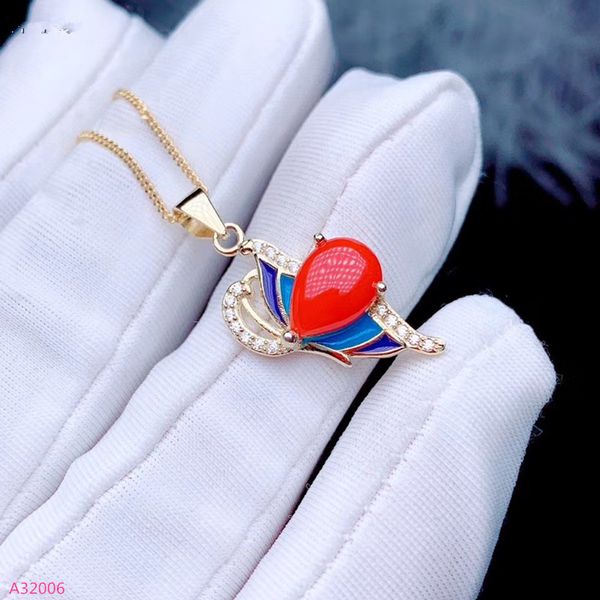 kjjeaxcmy 925 sterling silver natural red coral girl pendant + necklace new bright water drop support detection enamel color
kjjeaxcmy 925 sterling silver natural red coral girl pendant + necklace new bright water drop support detection enamel color