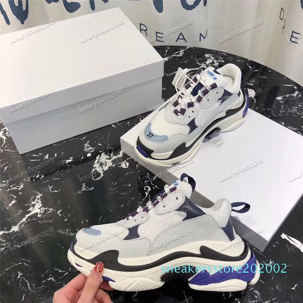 2019 fw retro triple sneaker mens fashion vintage kanye west old grandpa trainers designer mens womens casual shoes size 36-45 with box s02, Black
2019 fw retro triple sneaker mens fashion vintage kanye west old grandpa trainers designer mens womens casual shoes size 36-45 with box s02, Black