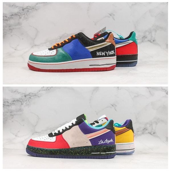 new forces low 1 what the la one nyc city of athletes 1s mens shoes for men womens forced sports air sneakers trainers, Black
new forces low 1 what the la one nyc city of athletes 1s mens shoes for men womens forced sports air sneakers trainers, Black