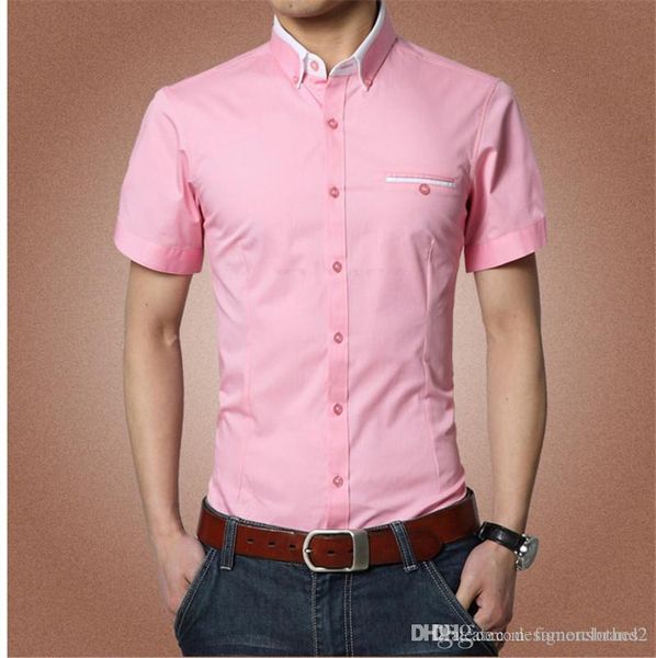 mens designer solid color shirt camicie da uomo short shirt chemise homme short sleeve shirts skinny teenager male clothing, White;black
mens designer solid color shirt camicie da uomo short shirt chemise homme short sleeve shirts skinny teenager male clothing, White;black