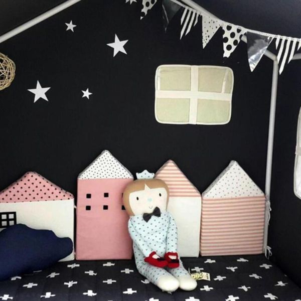 creative design 4pcs baby bed bumper little house pattern crib protection infant cot newborn bedding baby bed bedding
creative design 4pcs baby bed bumper little house pattern crib protection infant cot newborn bedding baby bed bedding