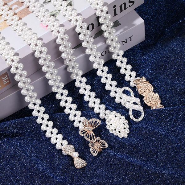 pearl crystal belt waist elastic buckle chain belt girls shiny rhinestone dress skirt sweater overcoat waistband womens, Black;brown
pearl crystal belt waist elastic buckle chain belt girls shiny rhinestone dress skirt sweater overcoat waistband womens, Black;brown