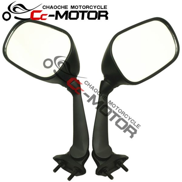 

black motorcycle backup mirror carbon fibre scooter rearview side mirrors motorbike parts for yamaha yzf600 r6 08-14 8mm 10mm