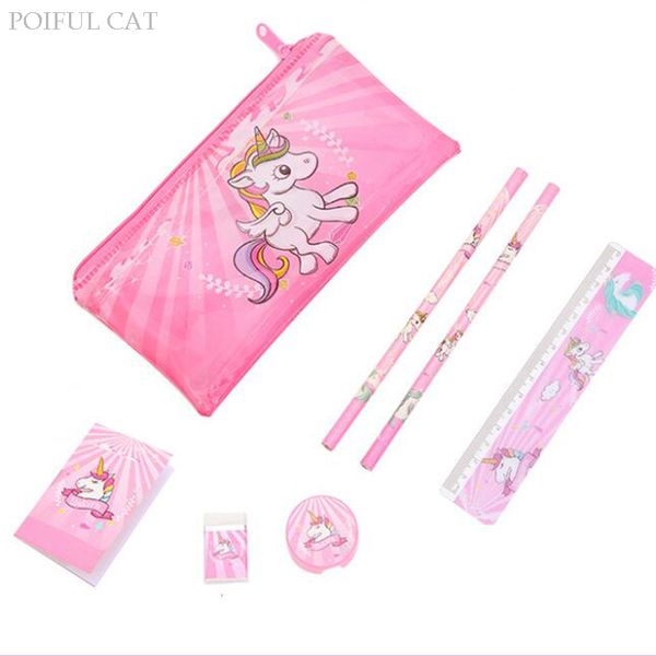 cartoon unicorn pencil case for girls cute stationery set pen bag with ruler eraser kids gift office school supplies zakka 
cartoon unicorn pencil case for girls cute stationery set pen bag with ruler eraser kids gift office school supplies zakka