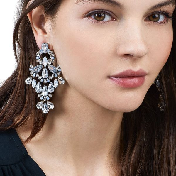 jujia trendy statement jewelry boho crystal rhinestone earrings long drop dangle earrings for women brincos, Silver
jujia trendy statement jewelry boho crystal rhinestone earrings long drop dangle earrings for women brincos, Silver