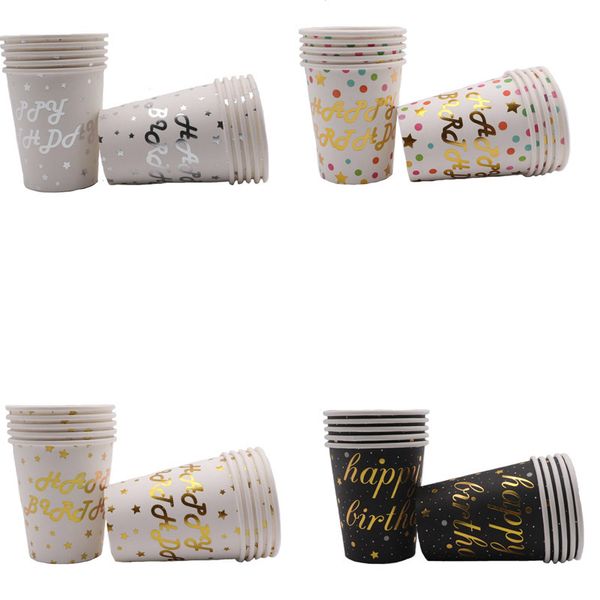 10pcs/lot birthday party cups supplies gold dot disposable tableware paper cups birthday party home decorations for kids
10pcs/lot birthday party cups supplies gold dot disposable tableware paper cups birthday party home decorations for kids