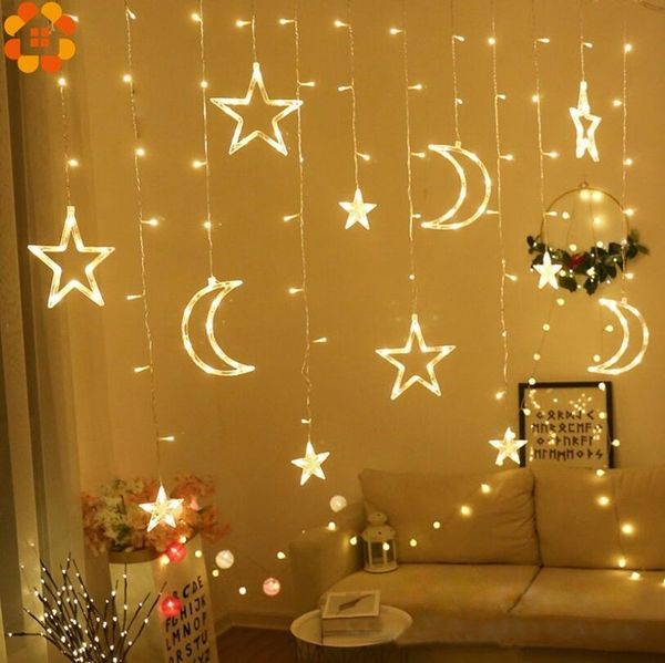 1set 3 styles ramadan star&moon ac 220v led garland curtain string lights eid mubarak decoration wedding birthday party supplies
1set 3 styles ramadan star&moon ac 220v led garland curtain string lights eid mubarak decoration wedding birthday party supplies