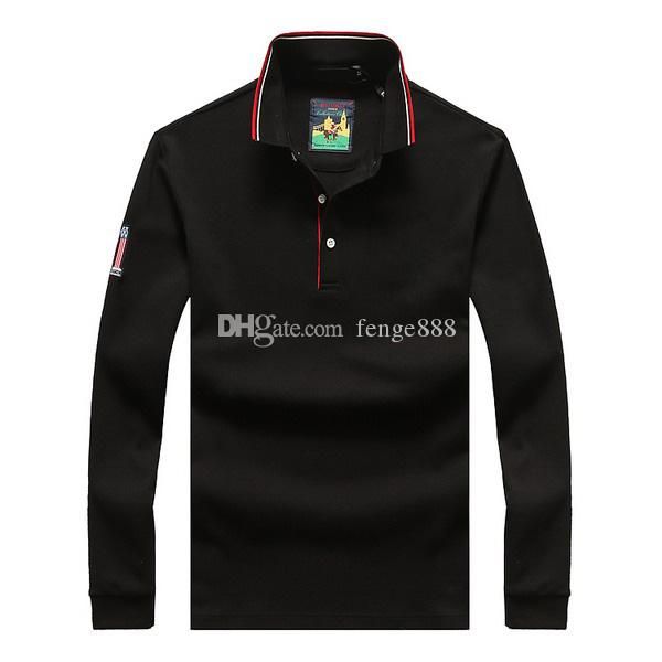 горячая новая футболка solid polo shirt мужчины роскошные рубашки поло с длинным рукавом мужская хлопчатобумажная футболка с длинным рукавом, White;black
горячая новая футболка solid polo shirt мужчины роскошные рубашки поло с длинным рукавом мужская хлопчатобумажная футболка с длинным рукавом, White;black