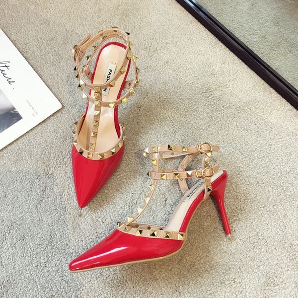 women high heels dress shoes party fashion rivets girls pointed toe shoes buckle platform pumps wedding shoes black white color
women high heels dress shoes party fashion rivets girls pointed toe shoes buckle platform pumps wedding shoes black white color
