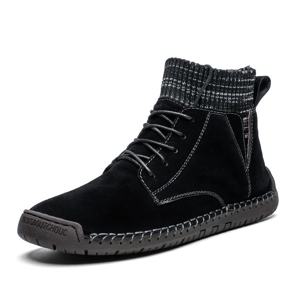 fashion breathable men boots plus size comfortable men shoes fur warm high ankle leather boots black footwear
fashion breathable men boots plus size comfortable men shoes fur warm high ankle leather boots black footwear