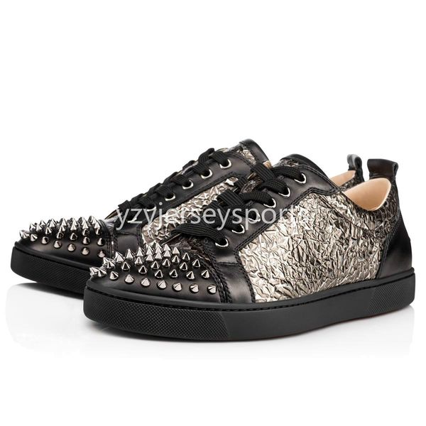 2019 Designer Luxury Fashion B rand Christian Red Bottom Louboutin Studded Spikes Flats Men Women Black Glitter Party Lovers Shoes
2019 Designer Luxury Fashion B rand Christian Red Bottom Louboutin Studded Spikes Flats Men Women Black Glitter Party Lovers Shoes