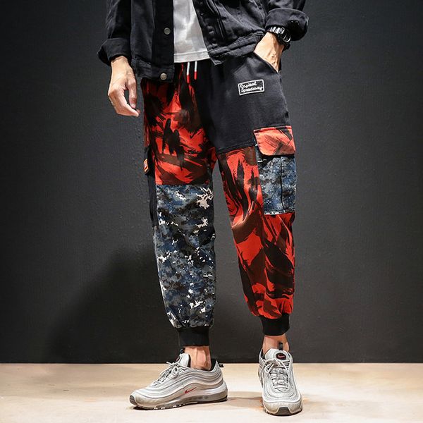 мужчины цвет блок штаны 2020 streetwear hip hop гаремной ankel длина camo брюки лоскутной sweatpants камуфляж, Black
мужчины цвет блок штаны 2020 streetwear hip hop гаремной ankel длина camo брюки лоскутной sweatpants камуфляж, Black